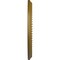 Ekena Millwork Valeriano Ceiling Medallion (Fits Canopies up to 6 1/4"), 12 1/8"OD x 3 5/8"ID x 3/4"P, Gold CM12VAGLS - alternate 2